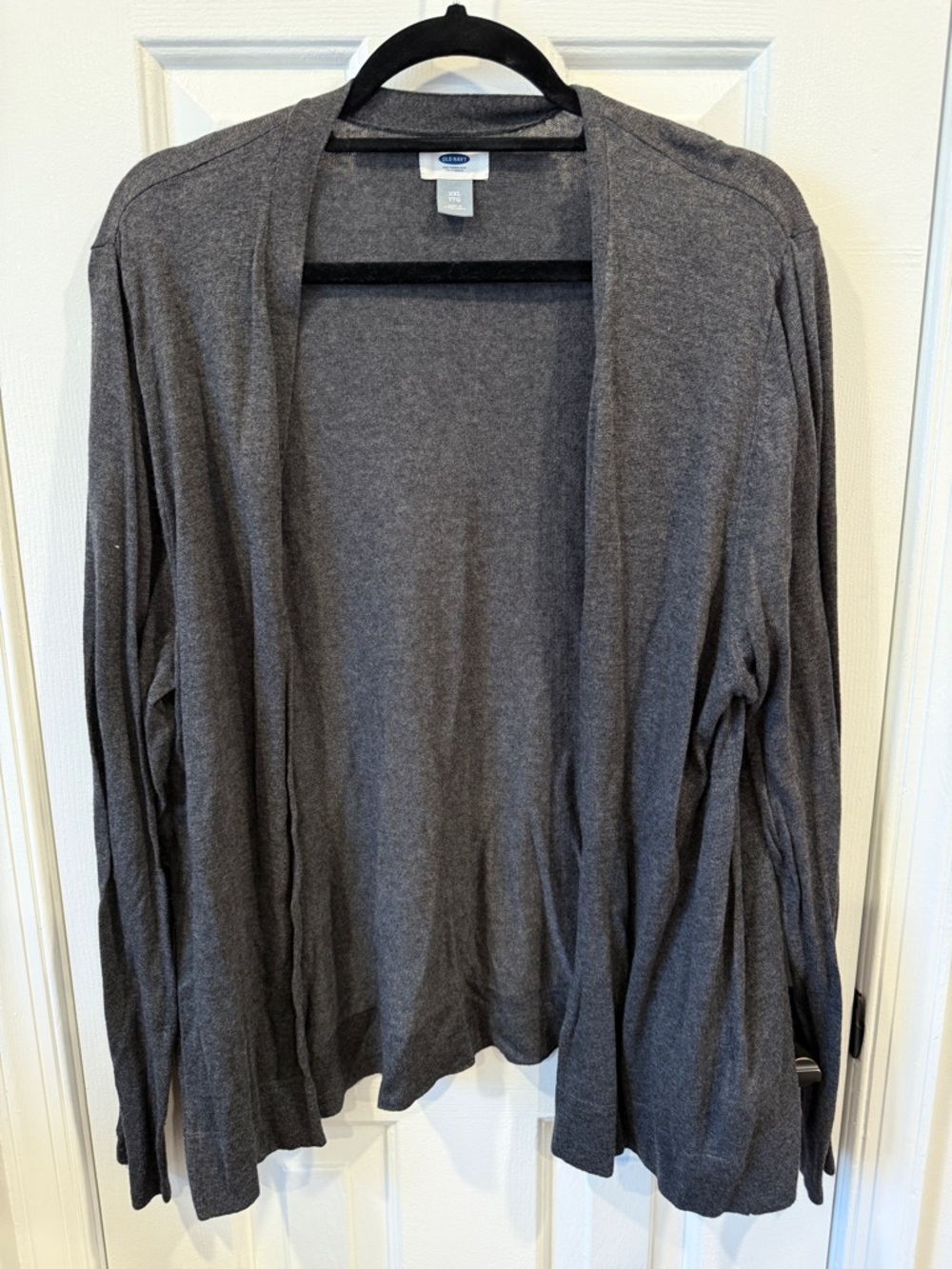 Old Navy Women's Charcoal Open-Front Cardigan Sweater